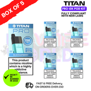 Blue Raspberry Titan Pro 15K Pod Kit Box of 5 - ukvapeworld