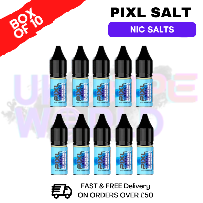 Blue Raspberry Pixl Nic Salt Box Of 10