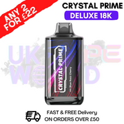 Shop Blue Razz Cherry Crystal Prime Deluxe 18000 Puffs 18K PUFF - UK Vape World