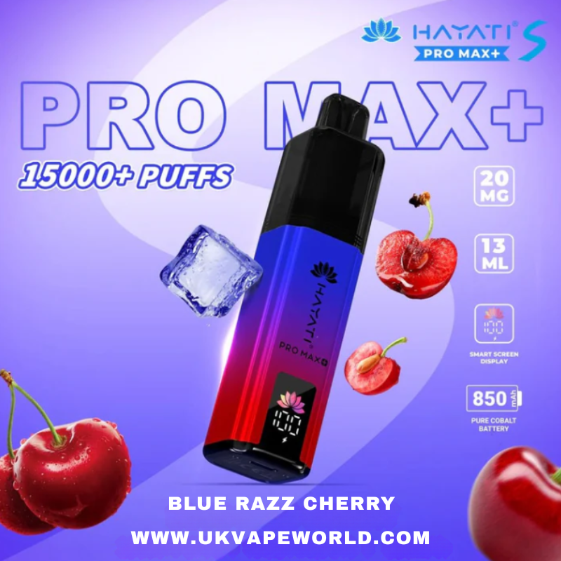 Blue Razz Cherry Hayati Pro Max S Plus 15K Puff Ultra Kit