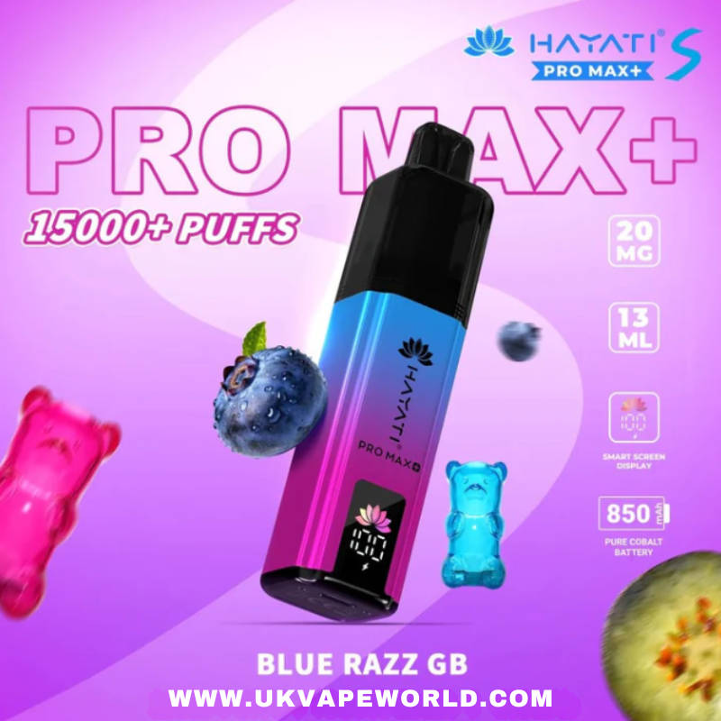Blue Razz GB Hayati Pro Max S Plus 15K Puff Ultra Kit