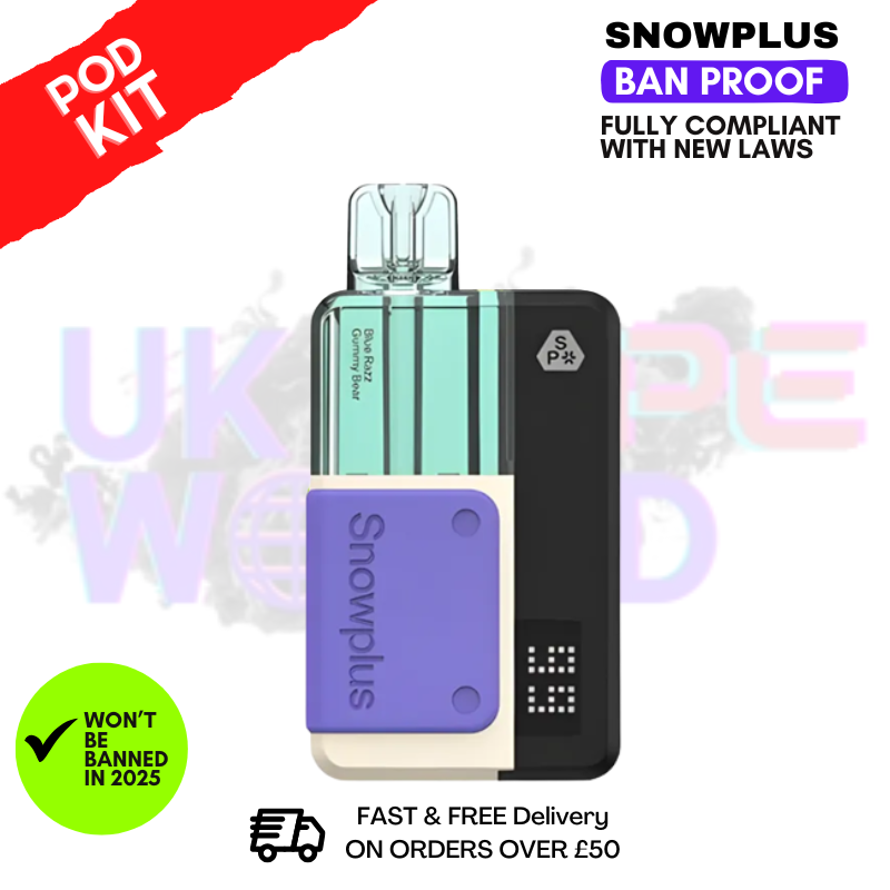 Blue Razz Swft Blue Razz Gummy Bear SnowPlus Swift Pod Vape Kit – Sweet