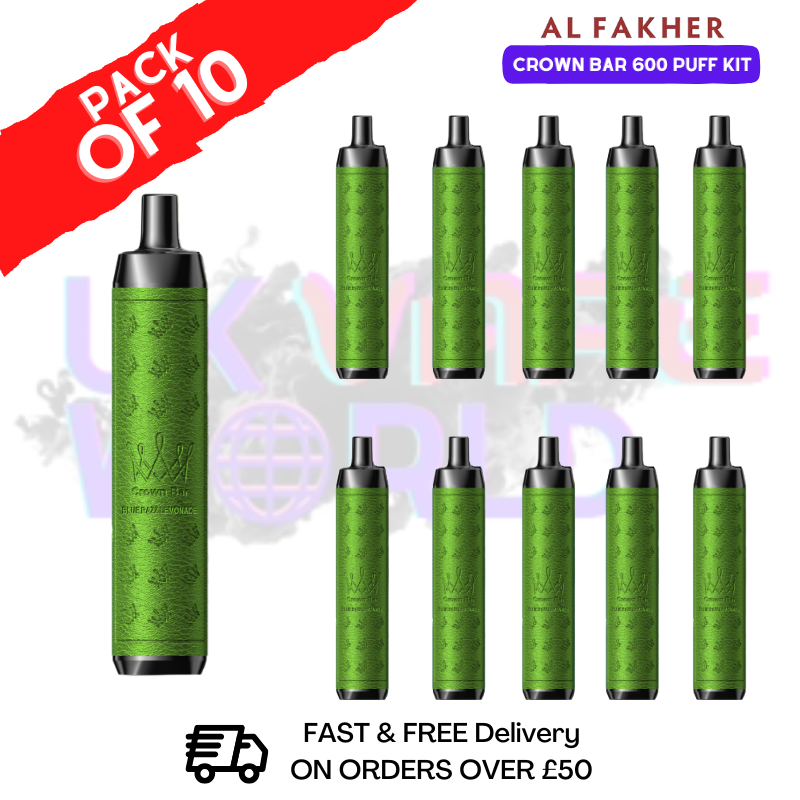 Blue Razz Lemonade Al Fakher 600 Puff Kits Box Of 10