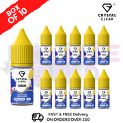 Blue Razz Lemonade Crystal Clear Nic Salt Box Of 10 - Only £17.99 - ukvapeworld