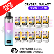 Blue Razz Lemonade Crystal Galaxy Focus 6K Kits Box Of 10 - ukvapeworld