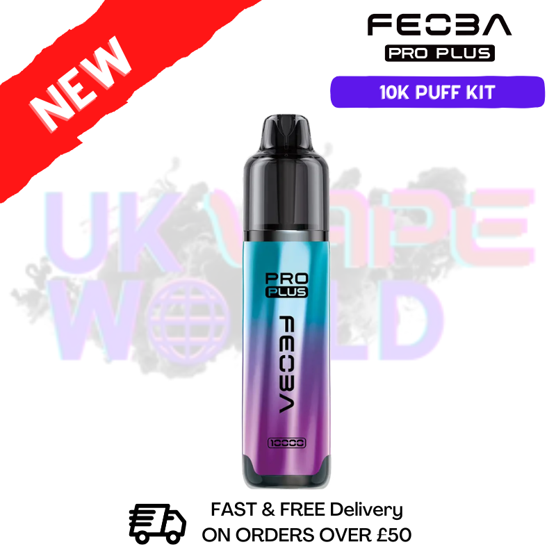 Blue Razz Lemonade Feoba Pro Plus 10K Puff Vape Kit - ukvapeworld