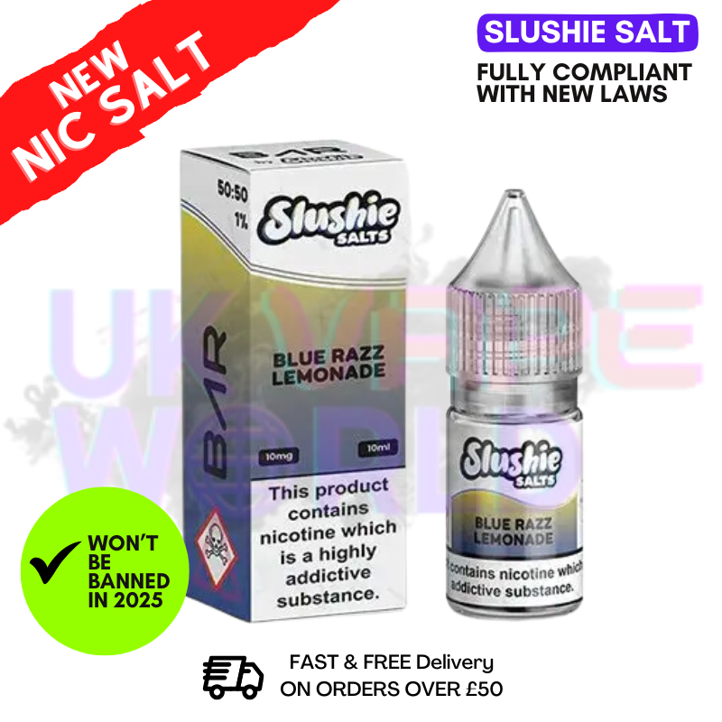 Slushie Salts Blue Razz Lemonade E Liquid