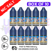 Shop Blue Sour Raspberry RandM Tornado 7000 Nic Salt BOX OF 10 - UK Vape World