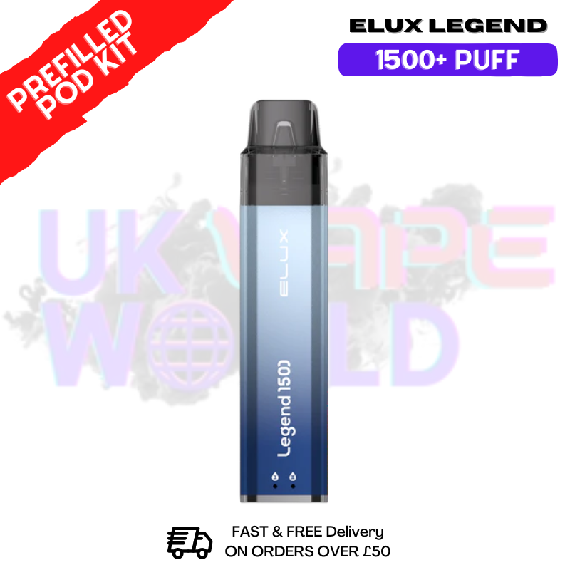 ELUX LEGEND 1500+ Puff Prefilled Pod Kit - ONLY 6.99 ELUX LEGEND 1500+ Puff Prefilled Pod Kit - ONLY 6.99
