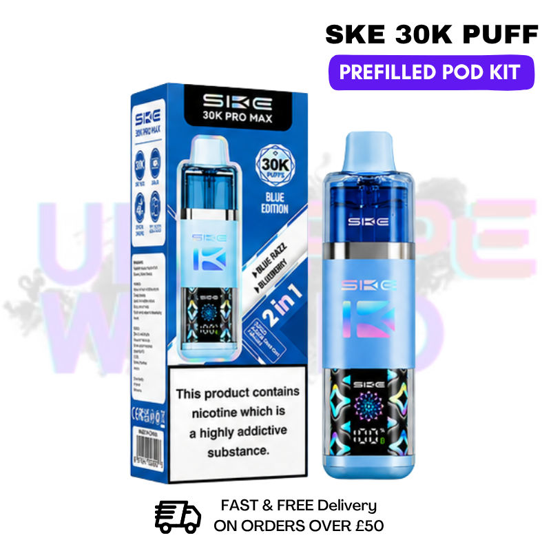 Blue Edition SKE 30K Pro Max Vape Pen Kit - UK Vapeworld