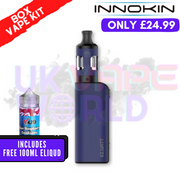 Shop Blue Innokin Ez Watt Starter Kit + Free 100ML Liquid - UK Vape World