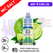 Blue Razz Lemonade LOST Daisy Nic Salt 10ML eLiquid freshly picked forrest berries, blueberries infused with ravishing raspberries ending on a citric twist! A perfect addition to the our Nicotine Salt Range - UK Vape World