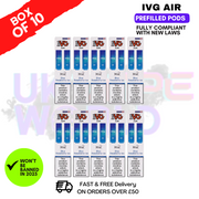 Shop Blue Raspberry ICE IVG AIR Prefilled Pod Box Of 10 - UK Vape World