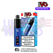 Blue Raspberry ICE IVG Nexio Prefilled Pod Kit - 2 For £18 - UK Vapeworld