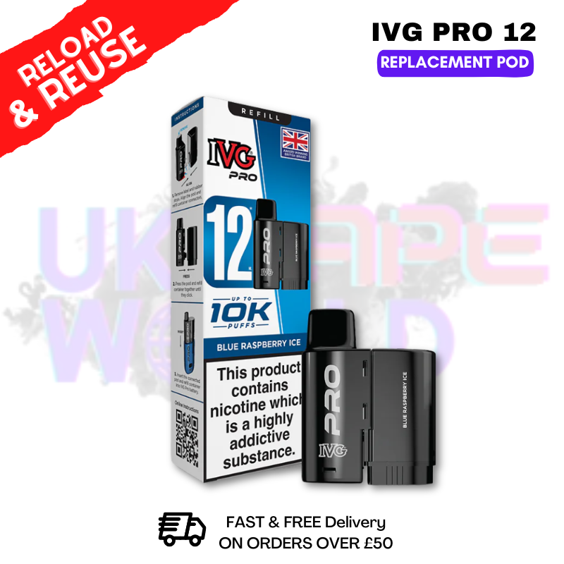 IVG Pro 12 Replacement Pods - £4.99
