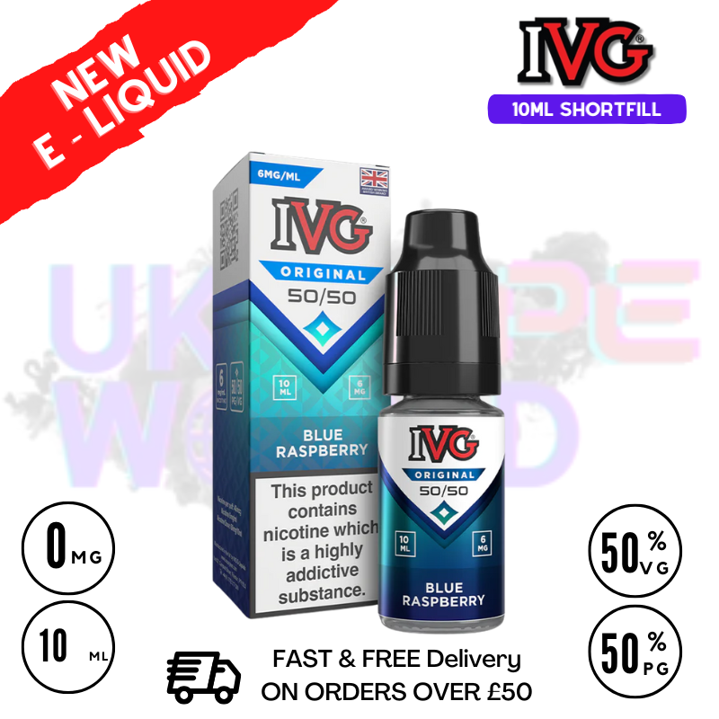 IVG Original 50:50 Eliquid Box Of 10 - ONLY £16.99
