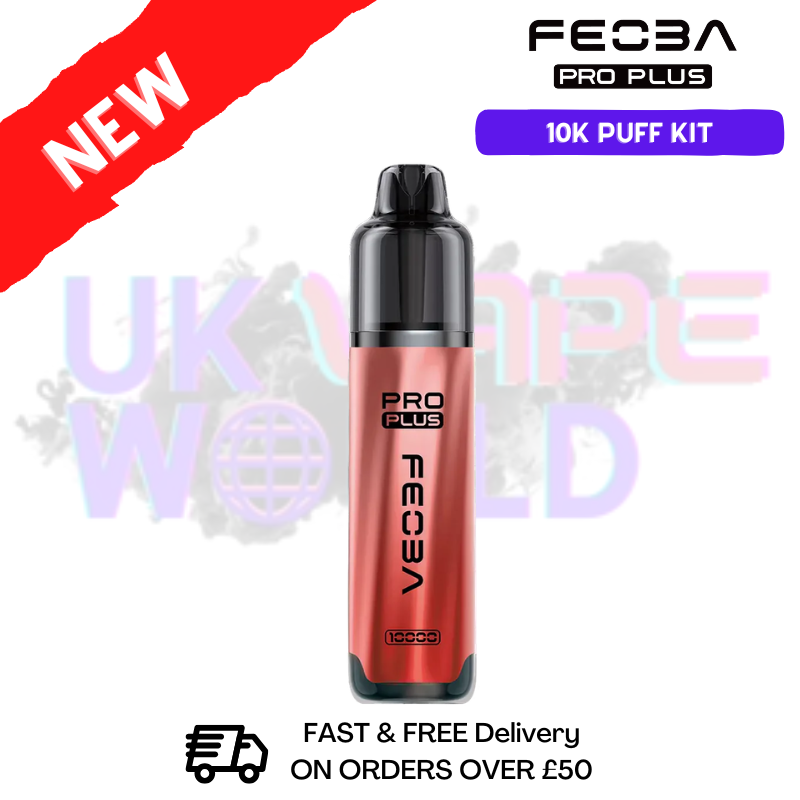 Blue Razz Cherry Feoba Pro Plus 10K Puff Vape Kit - ukvapeworld