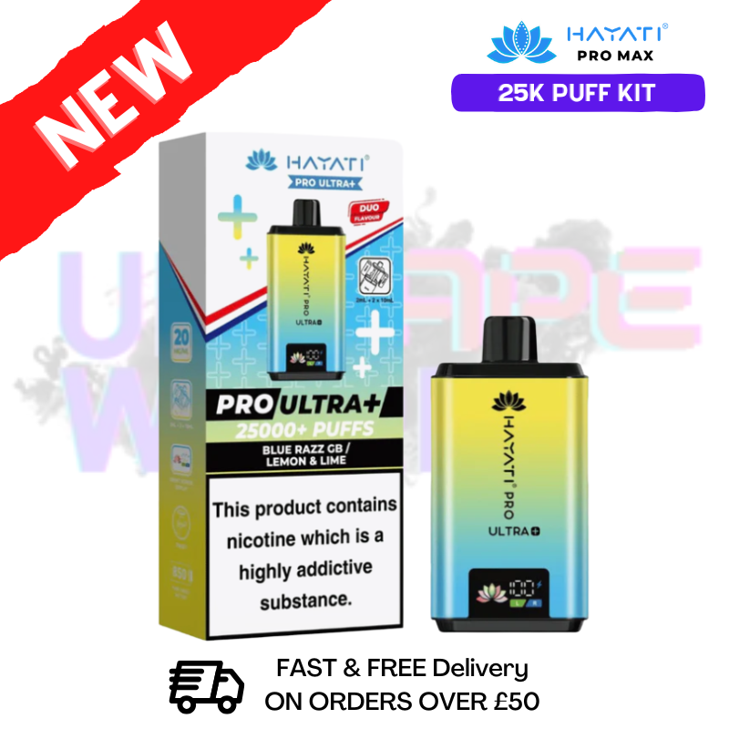 Shop Blue Razz Cherry - Blue Razz GB Hayati 25K Pro Ultra Plus Kit - UK Vape World