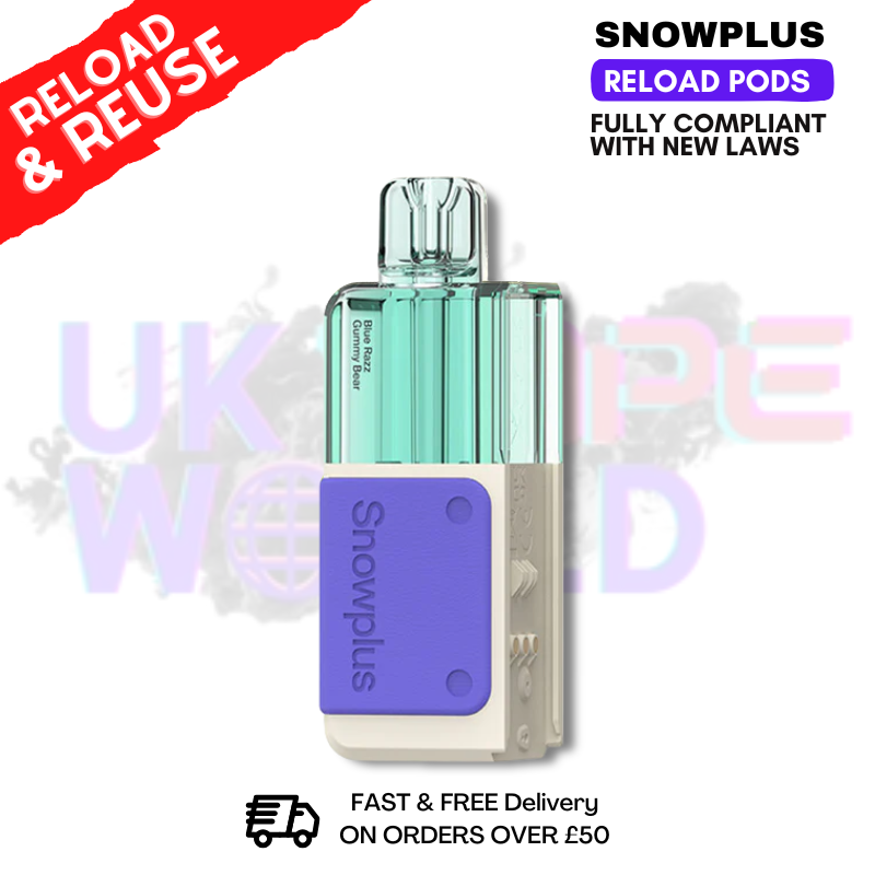 Shop Blue Razz Gummy Bear SnowPlus Swift Refil Pack - Ukvapeworld