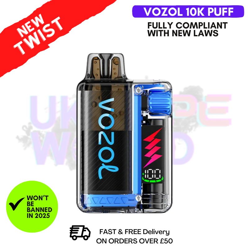 Shop Blue Razz Ice Vozol 10000 10K Puff Vista Plug Kit - UK Vape World