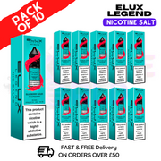 Blue Sour Raspberry Elux Legend Nic Salt BOX OF 10 Blue Sour Raspberry Elux Legend Nic Salt BOX OF 10