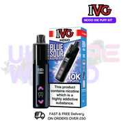 Blue Sour Raspberry IVG Nexio Prefilled Pod Kit - 2 For £18 - UK Vapeworld
