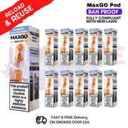 Shop Blue Sour Raspberry MaxGo Replacement Pod Box Of 10 - UK Vape World