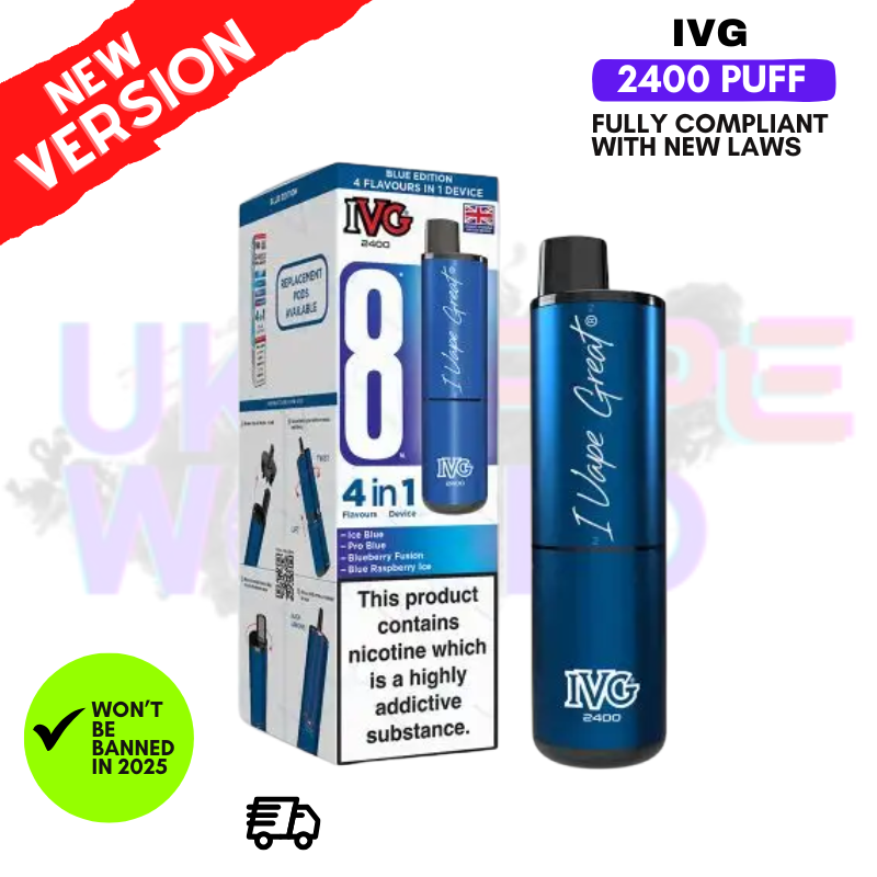 Blue Edition IVG 2400 Prefilled Pod Kit