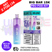 Blueberry Cherry Cranberry Big Bar 15K Prefilled Pod Kit - £7.89 - ukvapeworld