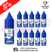 Blueberry Cherry Cranberry Crystal Clear Nic Salt Box Of 10 - Only £17.99 - ukvapeworld