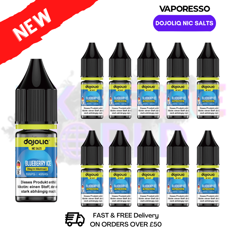 Blueberry Ice Dojo Liq Nic Salts Box Of 10