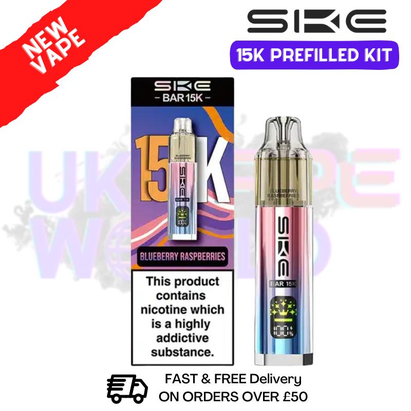 Blueberry Raspberries SKE 15K Puff Prefilled Pod Kit - £8.49 - ukvapeworld
