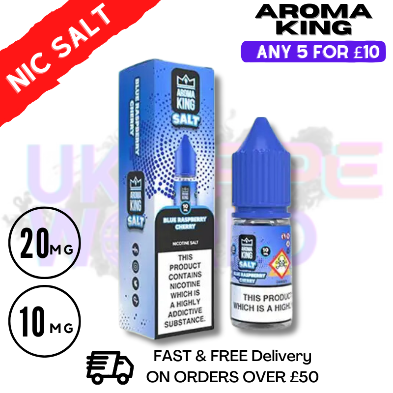 Blueberry Raspberry Cherry - Aroma King Nic Salt - UK Vape World