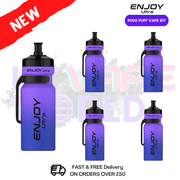 Blueberry Raspberry Enjoy Ultra 9000 Puff Vape Kit Box Of 5 - ukvapeworld