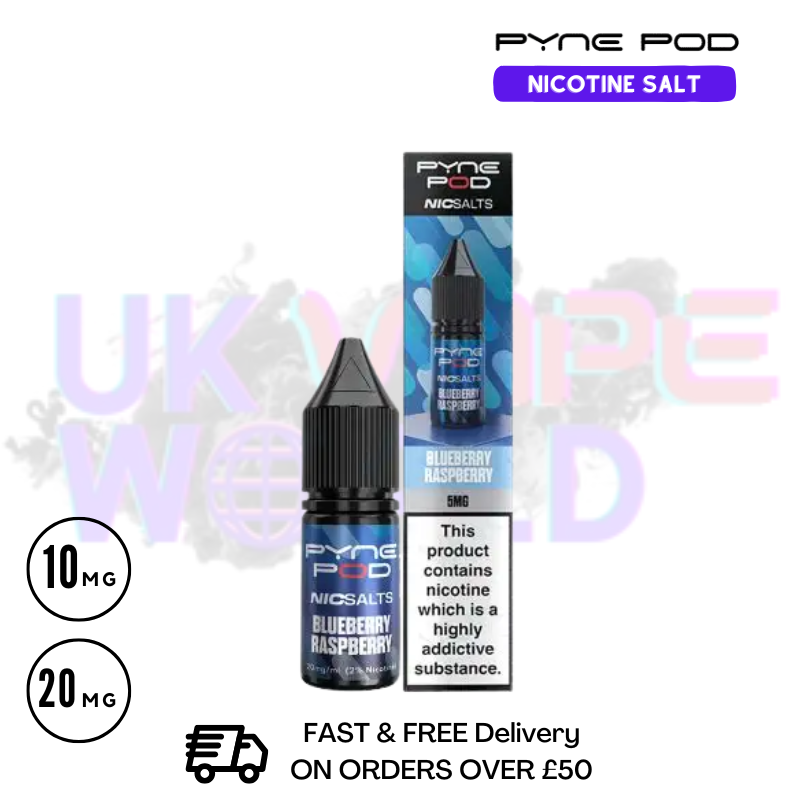 Pyne Pod Blueberry Raspberry Nic Salt - Only £1.99 (PC) - ukvapeworld