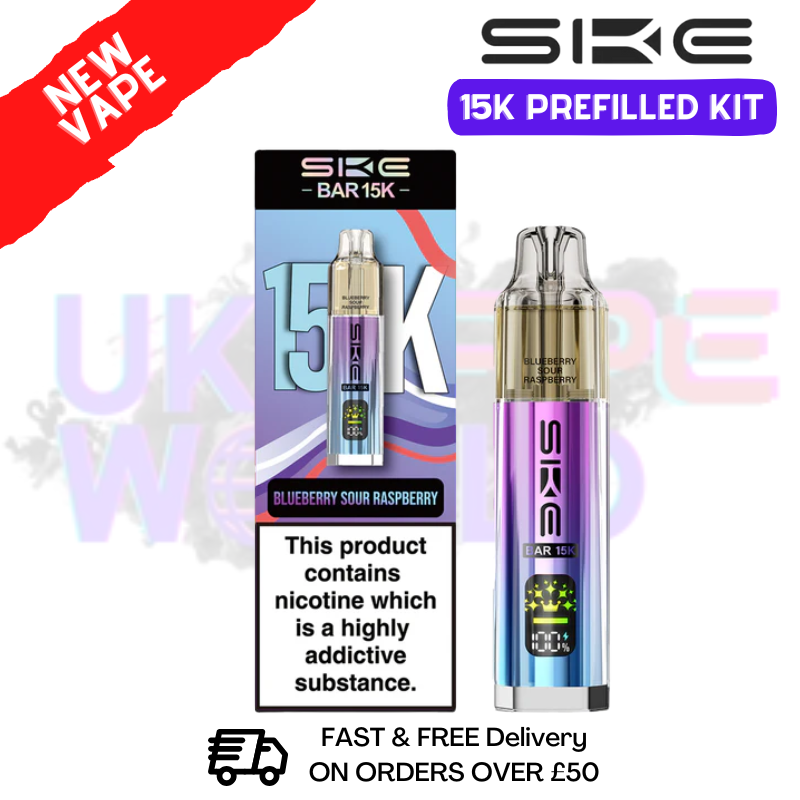 Blueberry Sour Raspberry SKE 15K Puff Prefilled Pod Kit - £8.49 - ukvapeworld