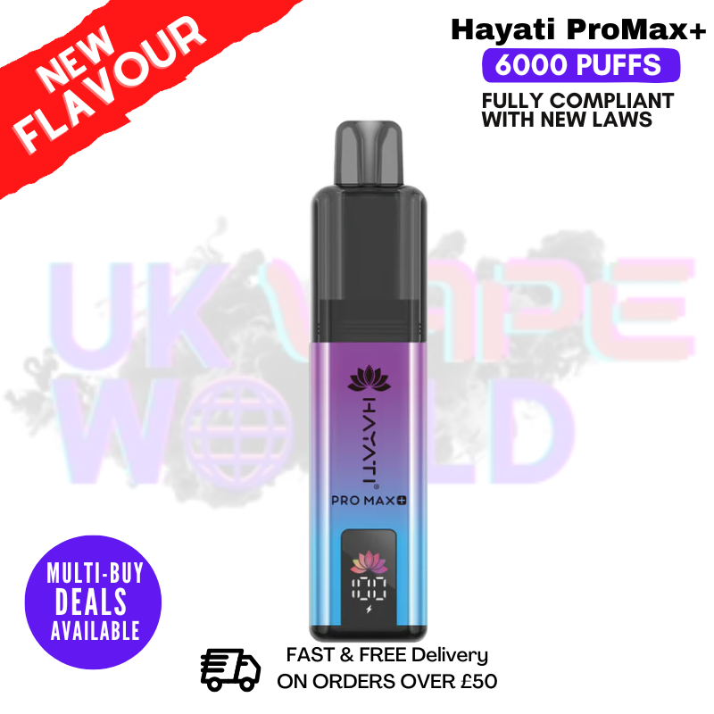Blueberry BGum Hayati Pro Max Plus 6000Puff Kit - ukvapeworld