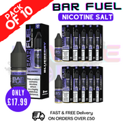 Shop Blueberry Bar Fuel Nic Salt BOX OF 10 - UK Vape World