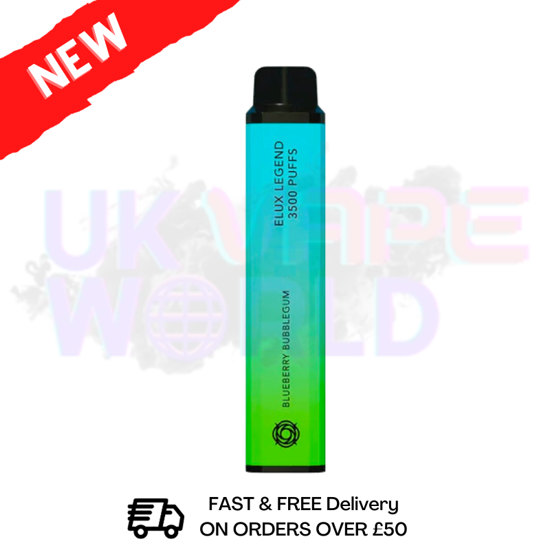 Elux Legend 3500 Puff Blueberry Bubblegum Bar - UK Vape World