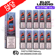 Shop Blueberry Cherry Cranberry Elux Legend Nic Salt BOX OF 10 - UK Vape World