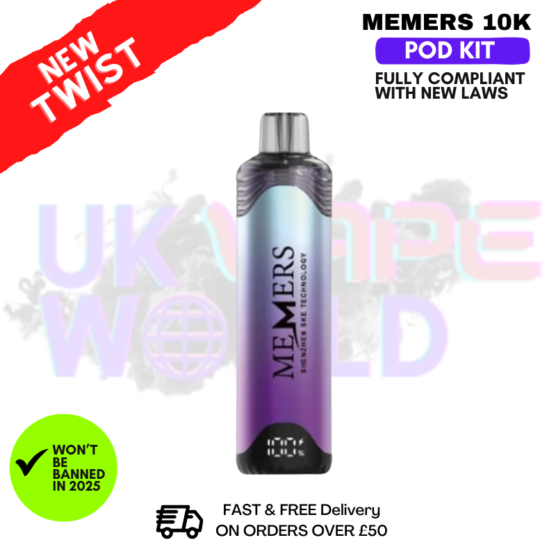 Blueberry Cherry Cranberry Memers 10K Puff Pod Kit-ukvapeworld