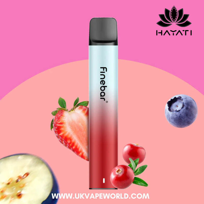 Blueberry Cherry Cranberry Hayati Finebar Prefilled Pod Kit - 5 For £15