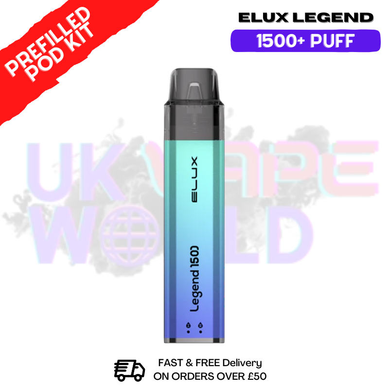 ELUX LEGEND 1500+ Puff Prefilled Pod Kit - ONLY 6.99 ELUX LEGEND 1500+ Puff Prefilled Pod Kit - ONLY 6.99
