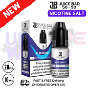 Shop Blueberry Juice Bar Nic Salt 10ML eLiquid Only £1.99 - UK Vape World