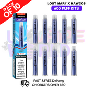 Blueberry Lost Mary Crystal Pro 600 Puff Box Of 10 - ukvapeworld