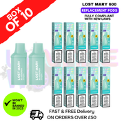 Blueberry Lost Mary 600 Puff Replacement Pods Box Of 10 - ukvapeworld