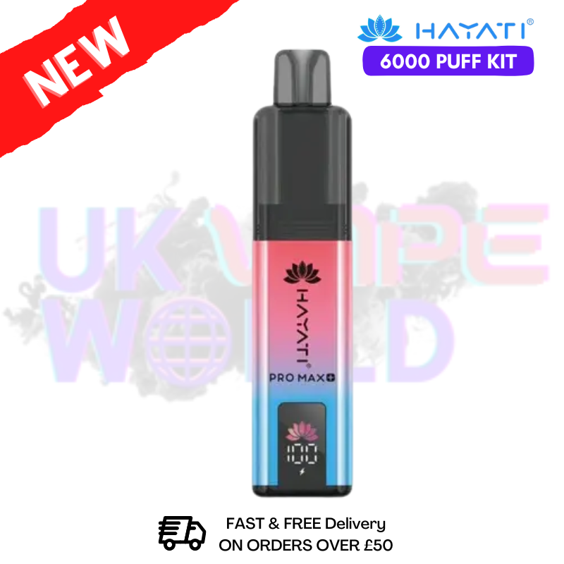 Shop Blueberry Raspberry Cherry Hayati Pro Max Plus 6000Puff Kit - UK Vape World