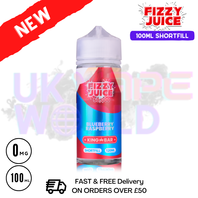 Blueberry Raspberry Fizzy Juice 100ml E-Liquid - £7.99