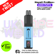 Shop Blueberry Raspberry Hayati Pro Max Plus 6000Puff Kit - UK Vape World