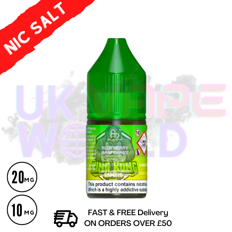 Blueberry Raspberry - RandM Tornado 7000 Nic Salt 10ML eLiquid - UK Vape World